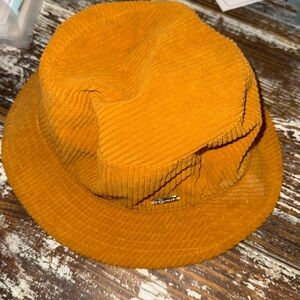 Steve Madden Women's Tan and Brown Corduroy Hat OS